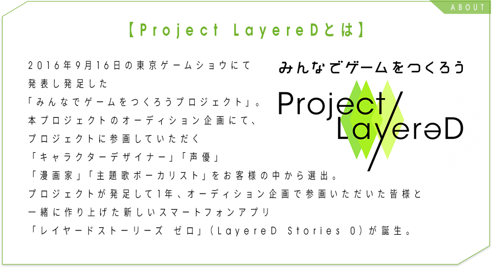 【Project LayereDとは】